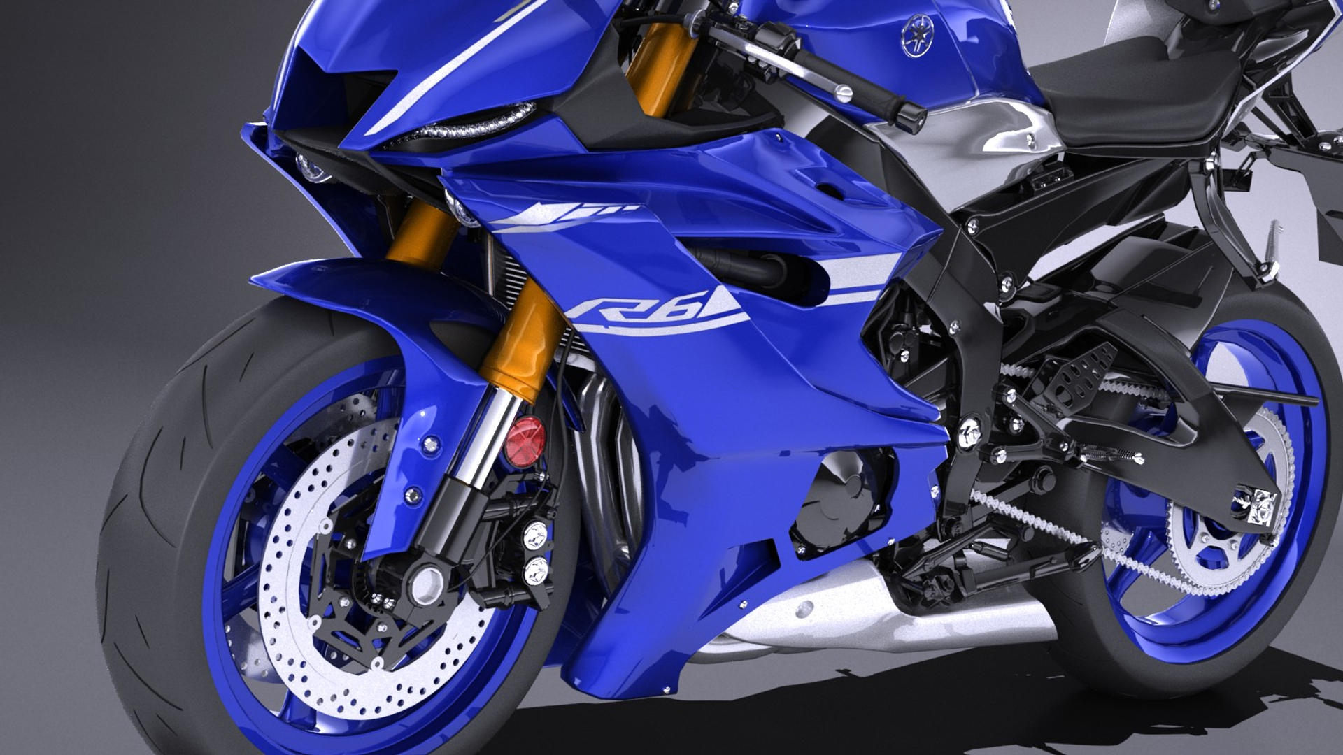 modelo 3d Yamaha YZF R6 2018 - TurboSquid 1241207