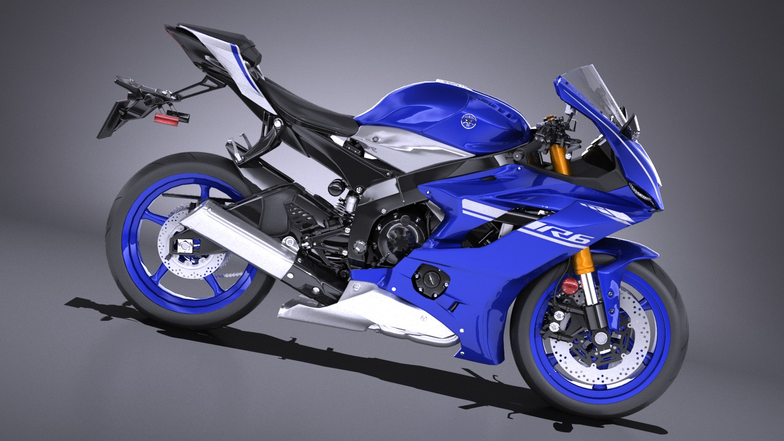 modelo 3d Yamaha YZF R6 2018 - TurboSquid 1241207