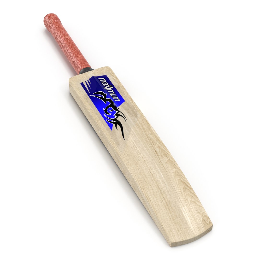 Cricket Bat Maximum Sport 3D Model 3D model preview