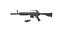 Carabine XM177 Guerre du Vietnam PBR basse résolution