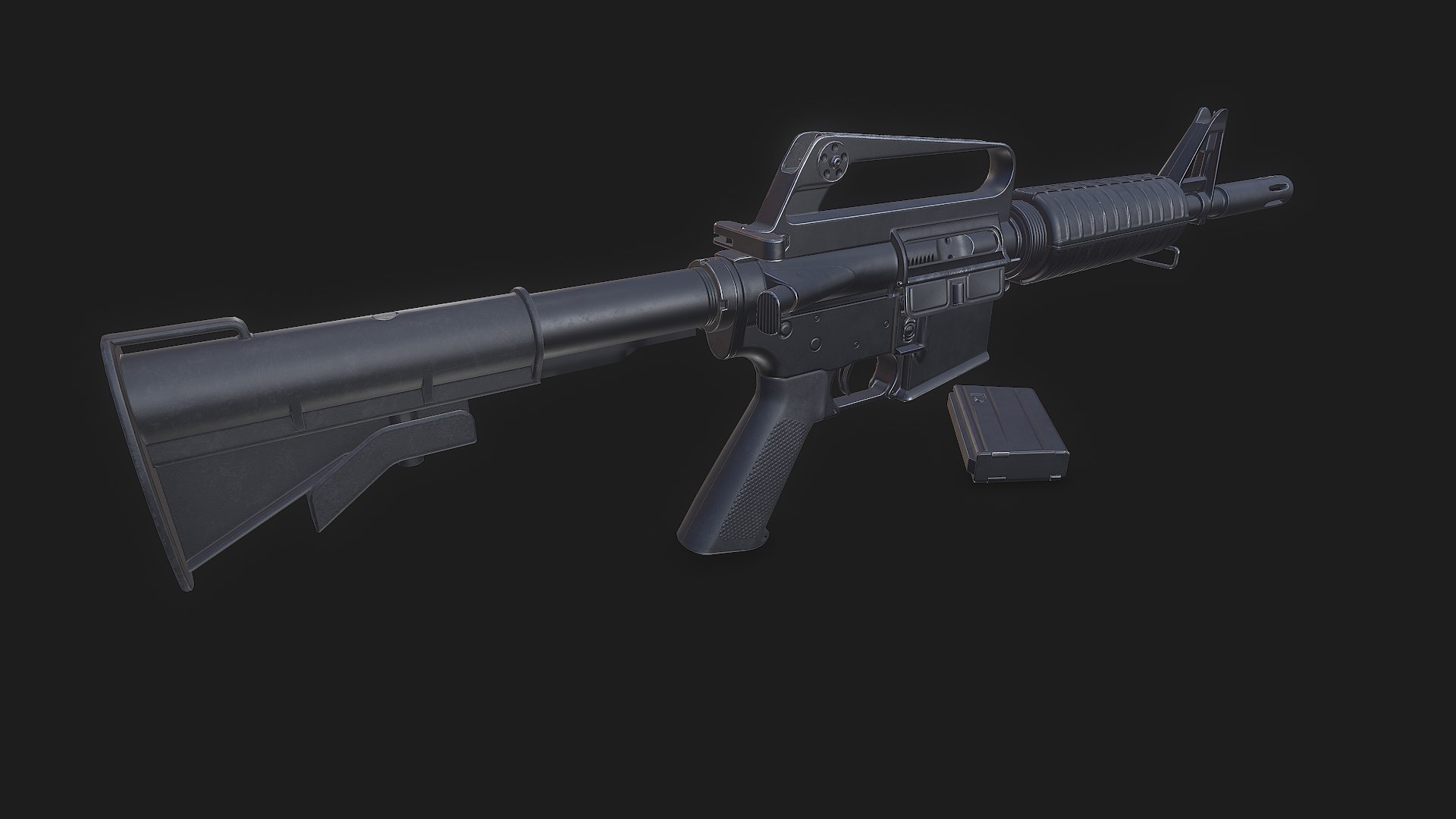 3D XM177 Carbine Vietnam War Low-poly PBR https://p.turbosquid.com/ts-thumb/0v/dCoQae/Db/screenshot010/png/1767273600/1920x1080/fit_q87/ce7e59c22c4d610e385ed37cf96f892363109053/screenshot010.jpg