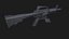 Carabine XM177 Guerre du Vietnam PBR basse résolution