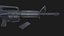 Carabine XM177 Guerre du Vietnam PBR basse résolution