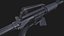 Carabine XM177 Guerre du Vietnam PBR basse résolution