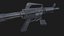 Carabine XM177 Guerre du Vietnam PBR basse résolution