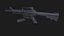 Carabine XM177 Guerre du Vietnam PBR basse résolution