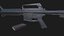 Carabine XM177 Guerre du Vietnam PBR basse résolution