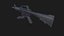 Carabine XM177 Guerre du Vietnam PBR basse résolution