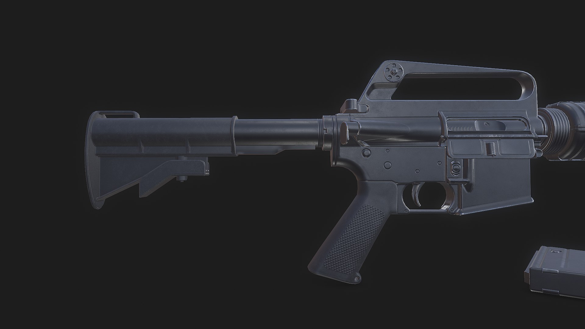 3D XM177 Carbine Vietnam War Low-poly PBR https://p.turbosquid.com/ts-thumb/0v/dCoQae/yT/screenshot025/png/1767273613/1920x1080/fit_q87/e15c519f063c79de047e91ce04cbad62a195973a/screenshot025.jpg
