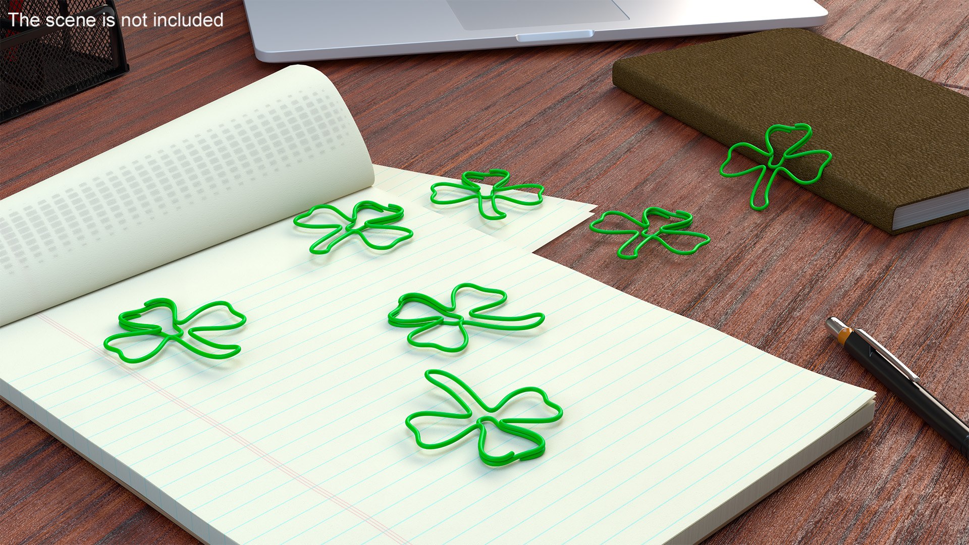 3D Clover Shaped Paper Clip - TurboSquid 2191744