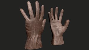 Leather Gloves Hands PBR