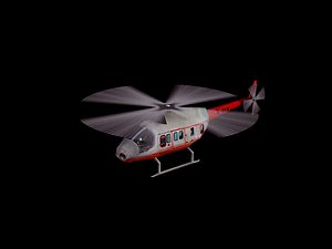 3D helicopter 346