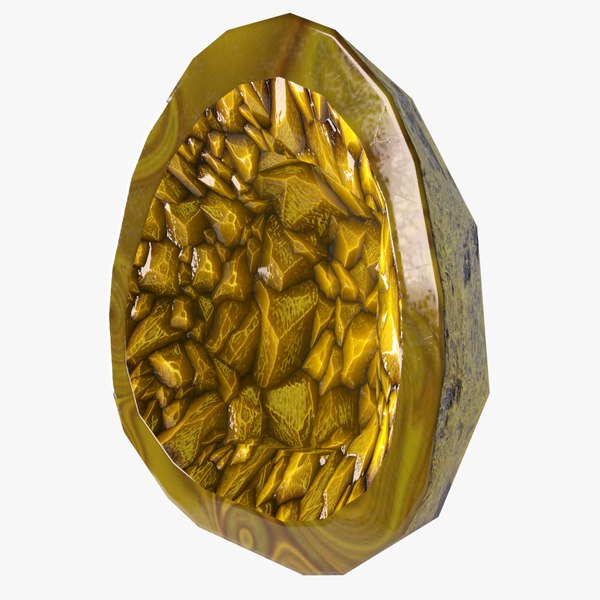 modelo 3d Cristal mágico amarillo estilizado - TurboSquid 2146279