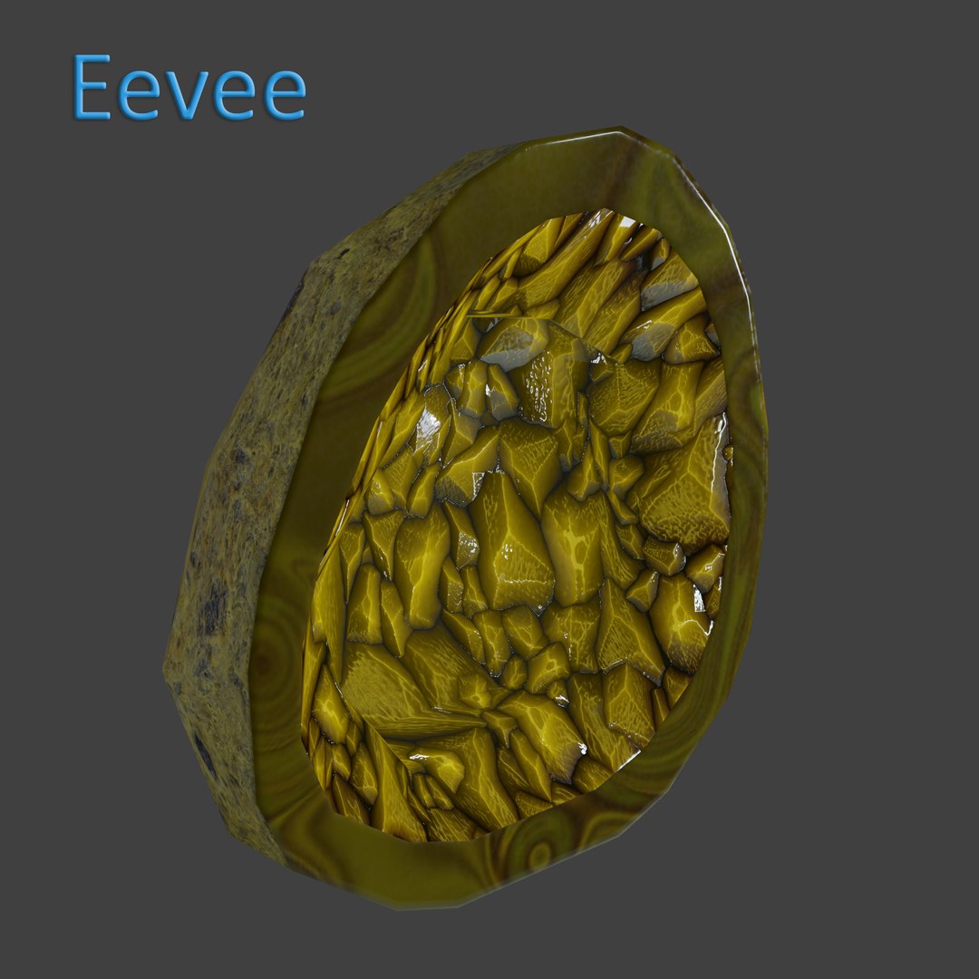 3D Stylized Yellow Magic Crystal Model - TurboSquid 2146279