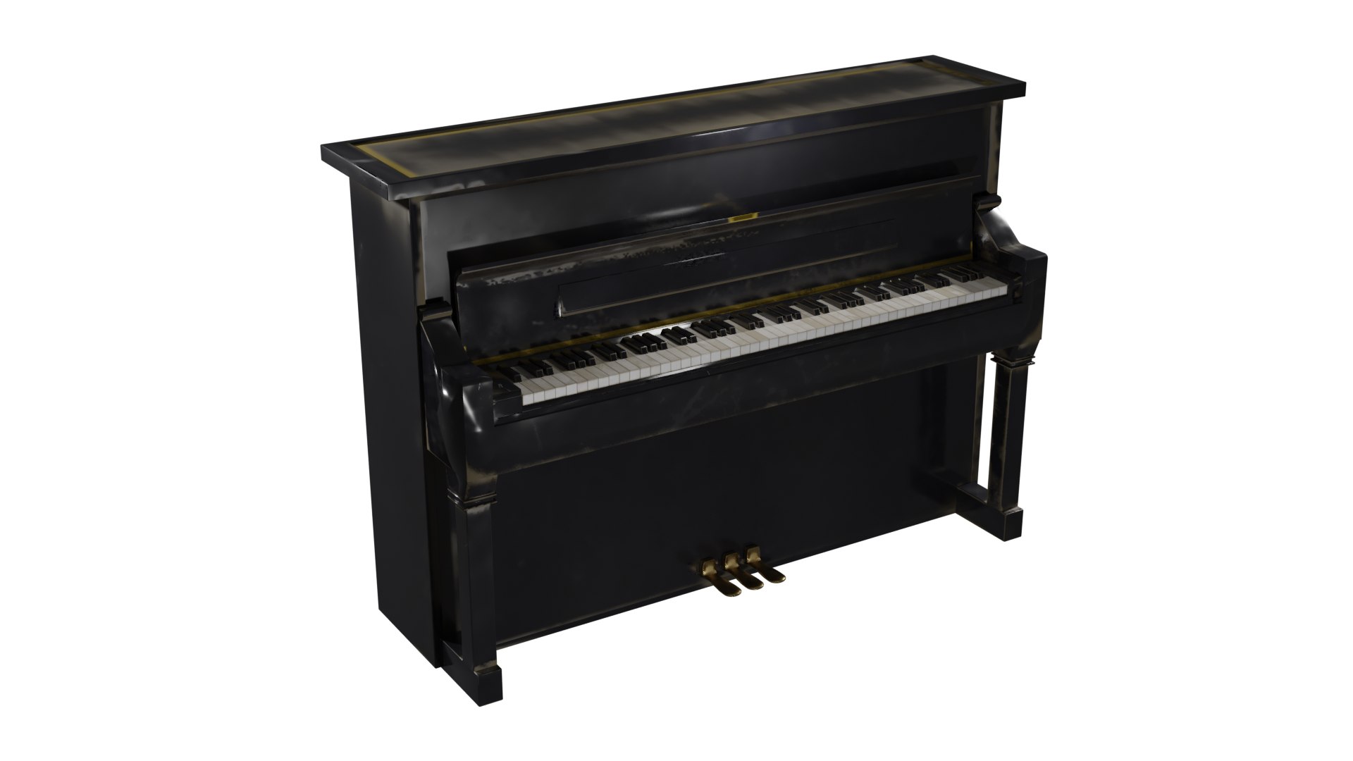 Piano 3D model - TurboSquid 1968321