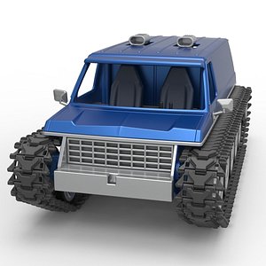 Diecast Vintage Monster tank Version 5 Scale 1 to 25 3D