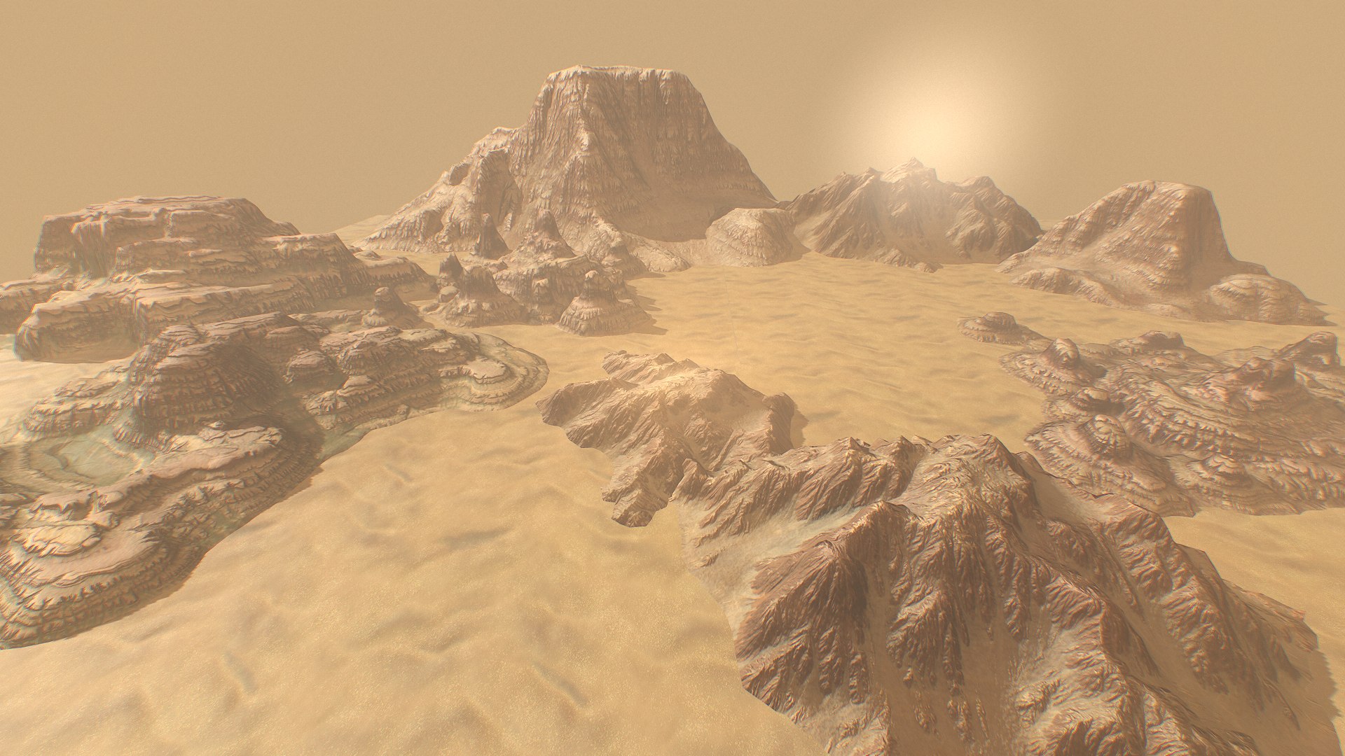 Background Landscapes Desert Sand 3D Model - TurboSquid 2134651