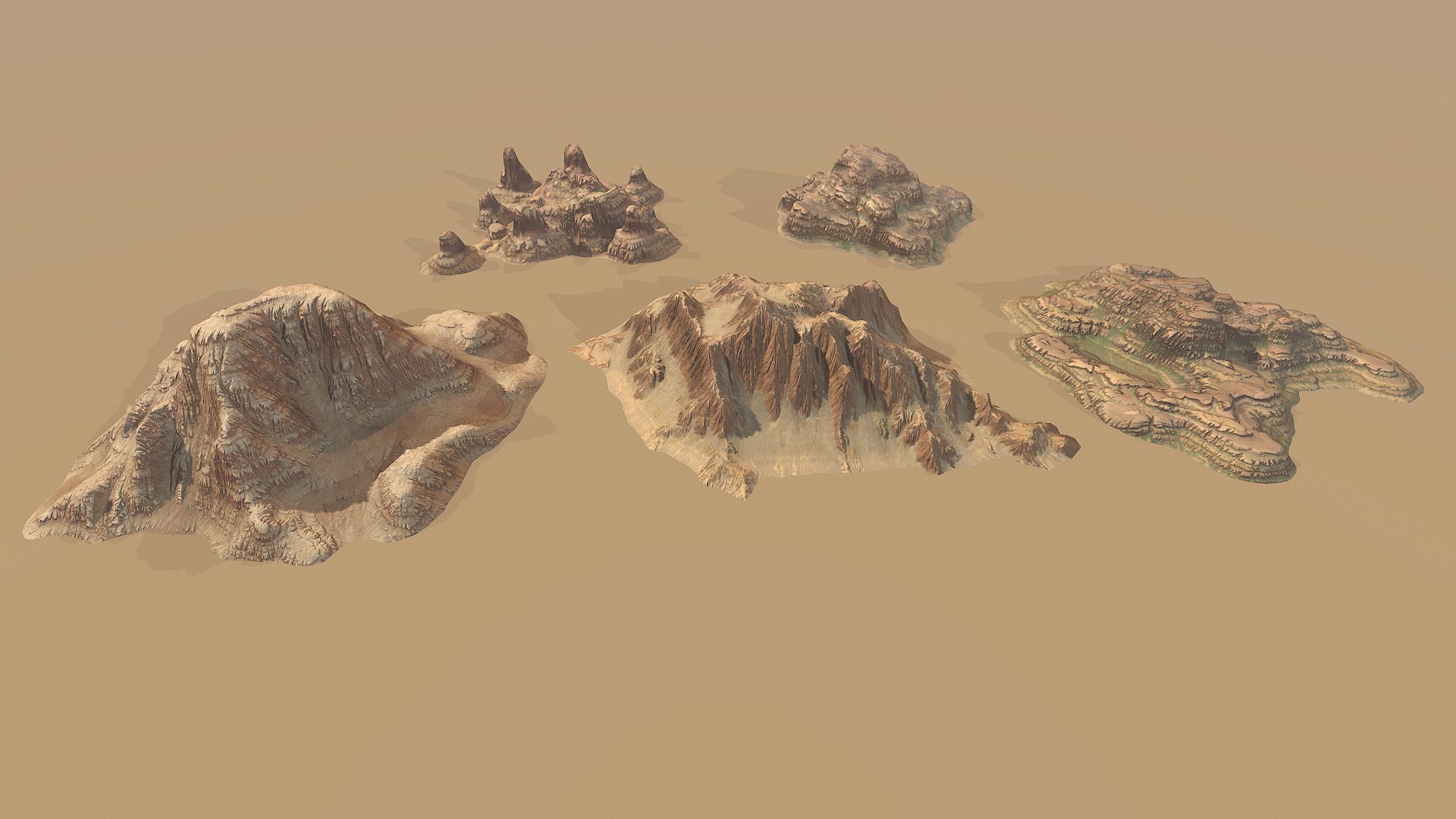 Background Landscapes Desert Sand 3D Model - TurboSquid 2134651