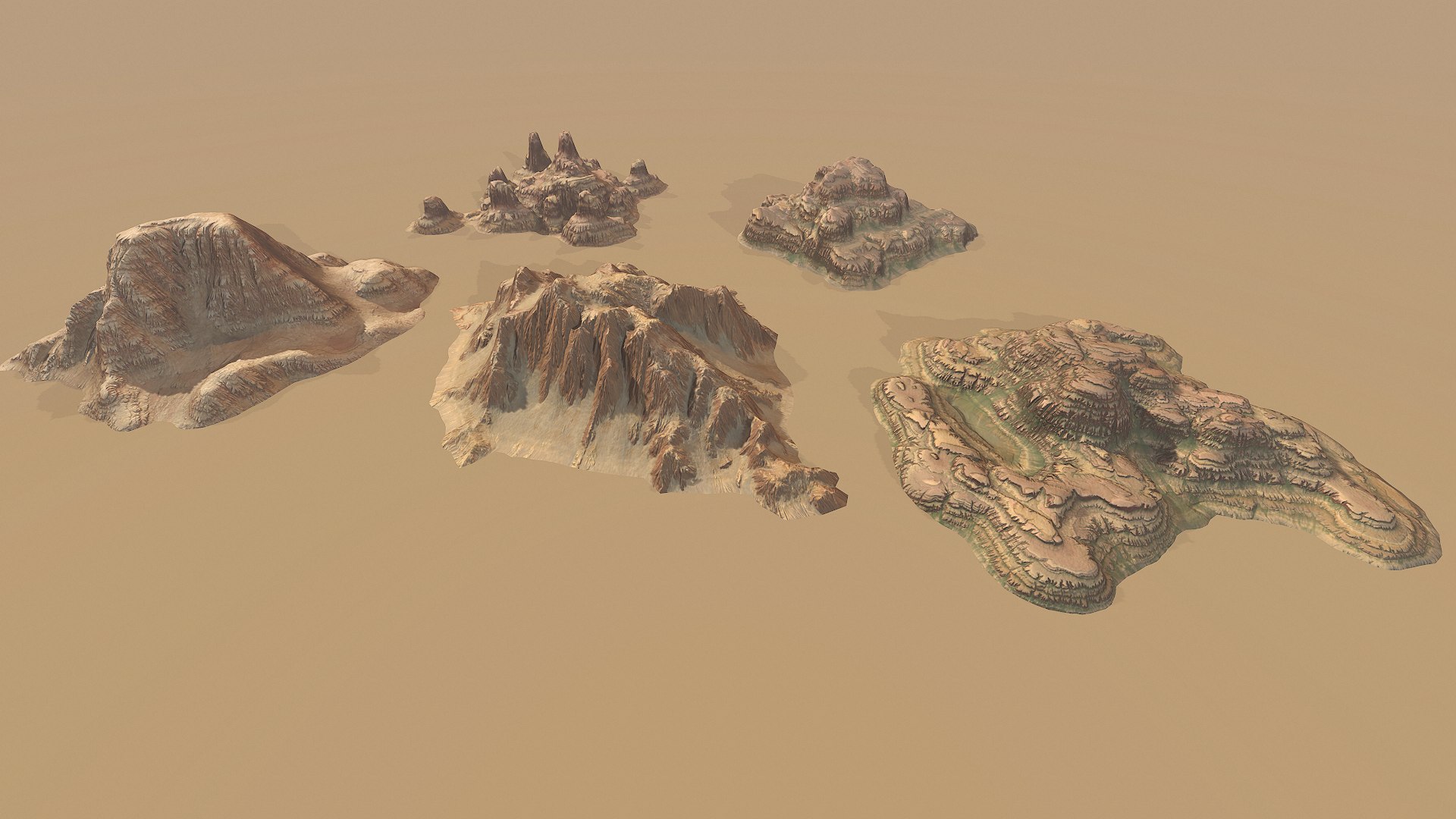 Background Landscapes Desert Sand 3D Model - TurboSquid 2134651