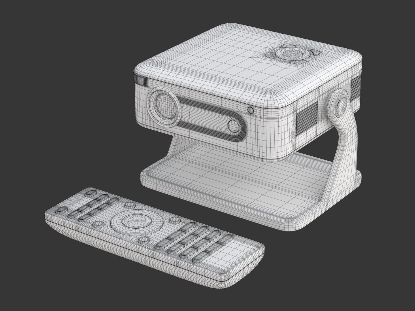 Portable Projector 3D model https://p.turbosquid.com/ts-thumb/0v/yZLNJf/Fh/wireframe03/png/1785759149/1920x1080/fit_q87/fc7dbe548b594c0bee6a4a2887cc3e66a24581b3/wireframe03.jpg