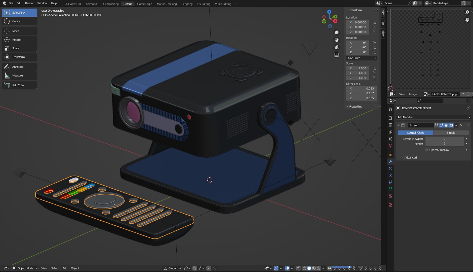 Portable Projector 3D model https://p.turbosquid.com/ts-thumb/0v/yZLNJf/j6/projector14/png/1785759145/1920x1080/fit_q87/86204646f3d6e5c6d3043de48547d00f95243d26/projector14.jpg