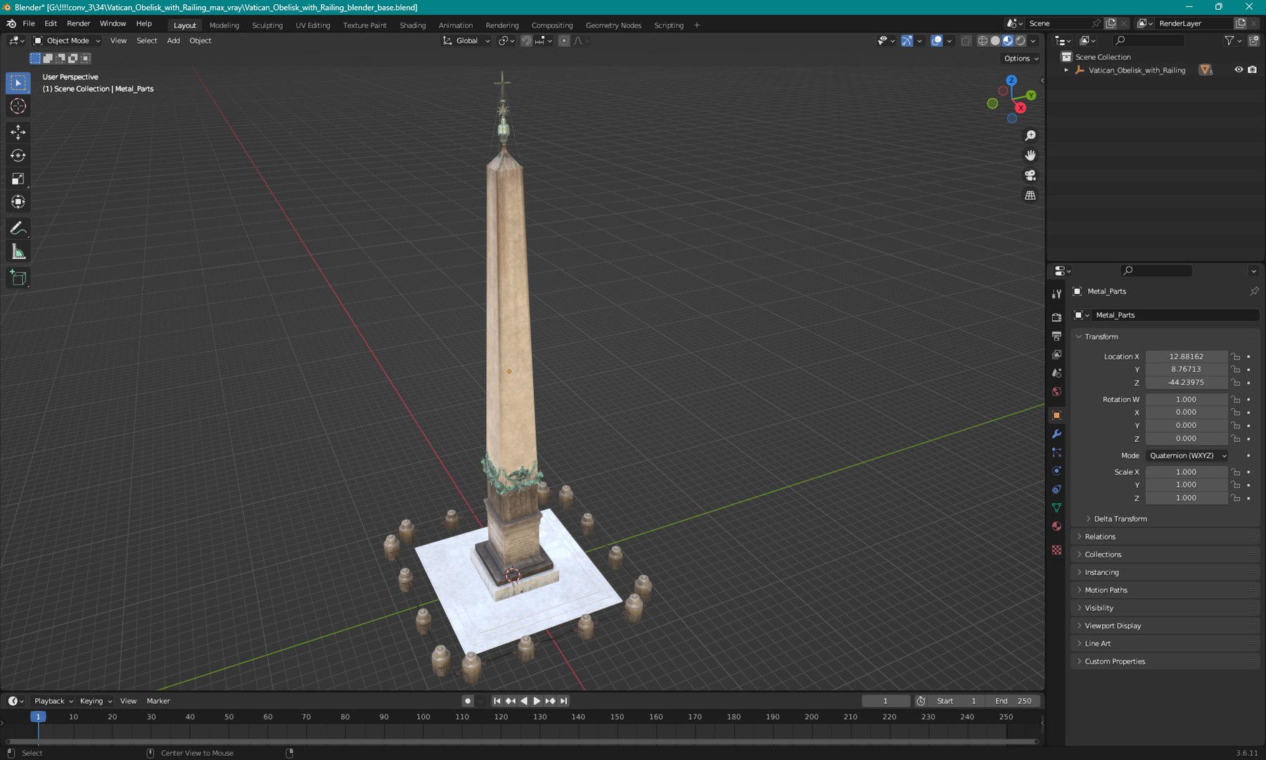 3D Vatican Obelisk with Railing https://p.turbosquid.com/ts-thumb/0w/17ifSA/lg/vatican_obelisk_with_railing_1003/jpg/1739251048/1920x1080/fit_q87/85133bab9775c3714a0c98addaf215bd056d8a2f/vatican_obelisk_with_railing_1003.jpg