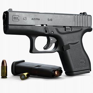 3D glock 43 model