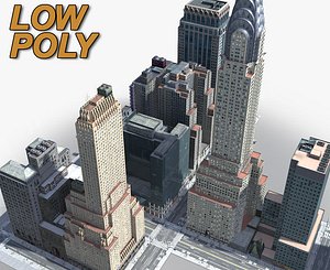 Midtown Manhattan Zone LOW POLY