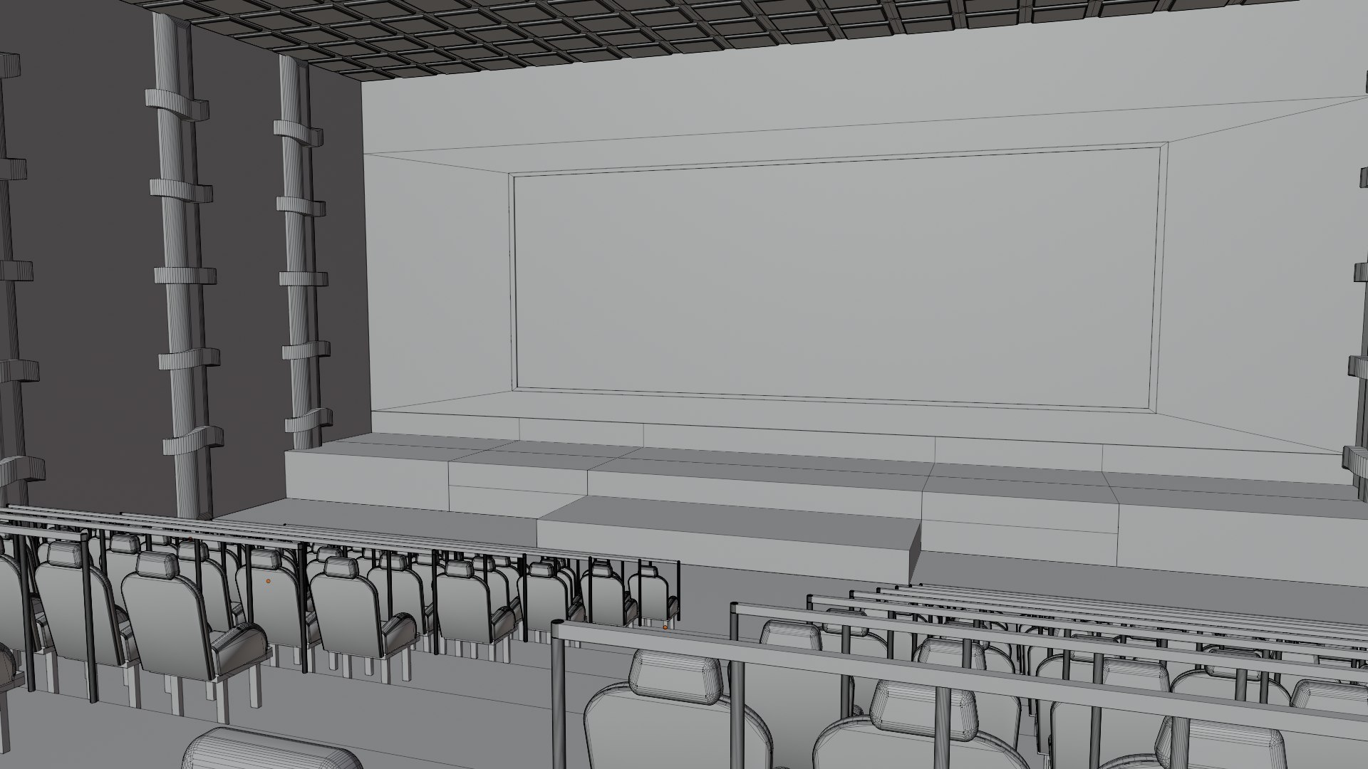 3D Movie Theater interior - TurboSquid 2159602