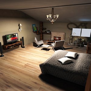 3d bedroom model