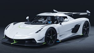 2020 Koenigsegg Jesko 3D Model  Megacar Revolution Ultimate Swedish Performance