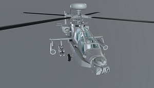 3D attack helicopter