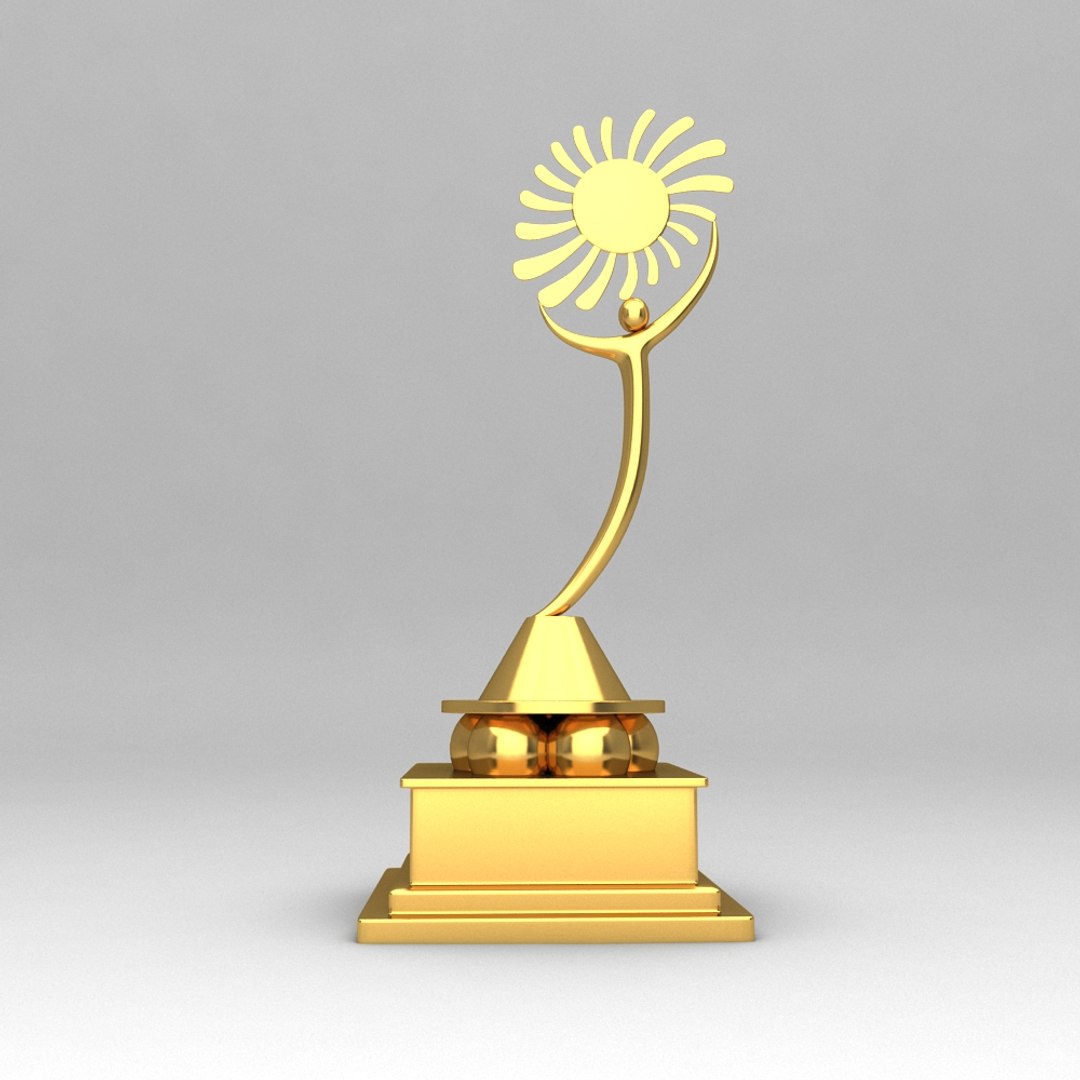 3d awards trophies model