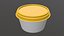 Margarine round package