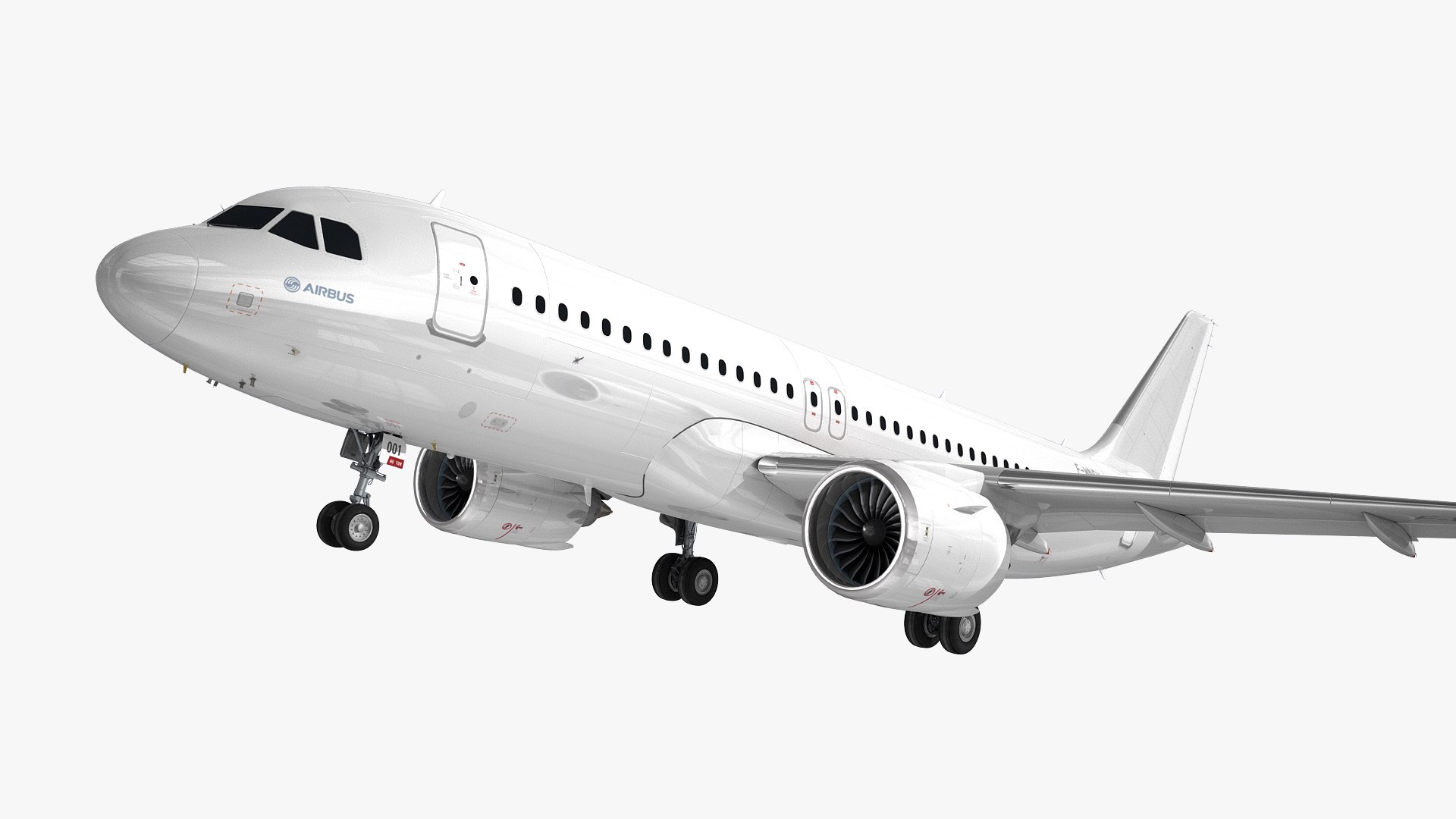 エアバスA320neoジェネリックホワイト3Dモデル - TurboSquid 1166213
