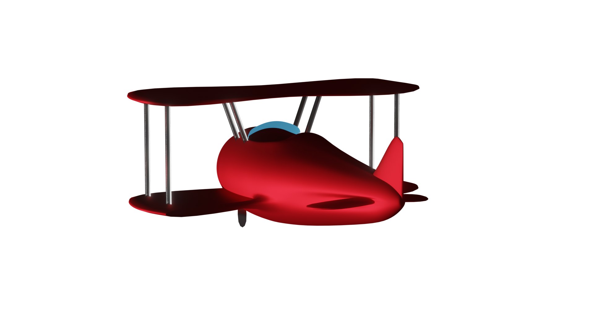 Super Basic Plane Model Model - TurboSquid 2241611