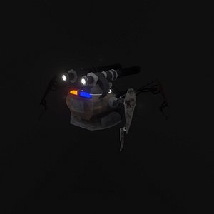robot spider cyber 3D model