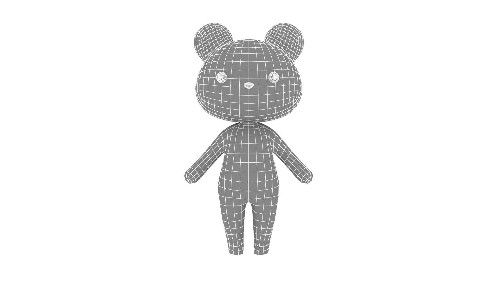 Cartoon Mouse Rigged 3D Model - TurboSquid 1893404