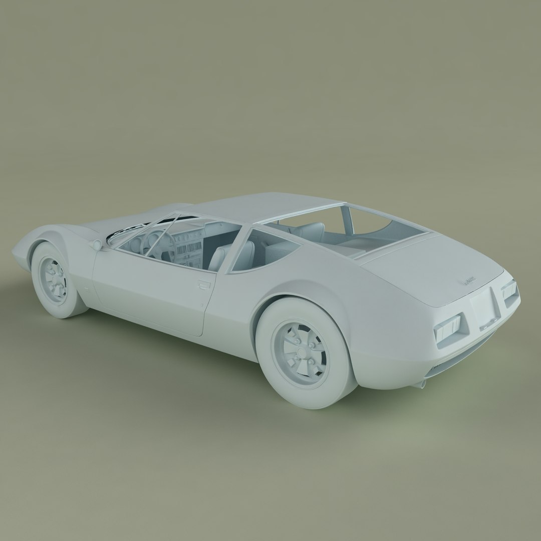Monteverdi HAI GTS 1/43 Matrix - Argent, édition Limitée à 100 Pièces (1973)