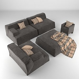 3d model lounge furniture