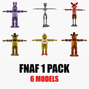 Rigged 3D Fnaf Models For Download | TurboSquid