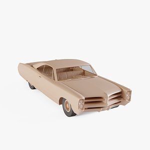 3D 1966 Pontiac Bonneville