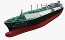 LNG Tanker Ship CREOLE SPIRIT Black
