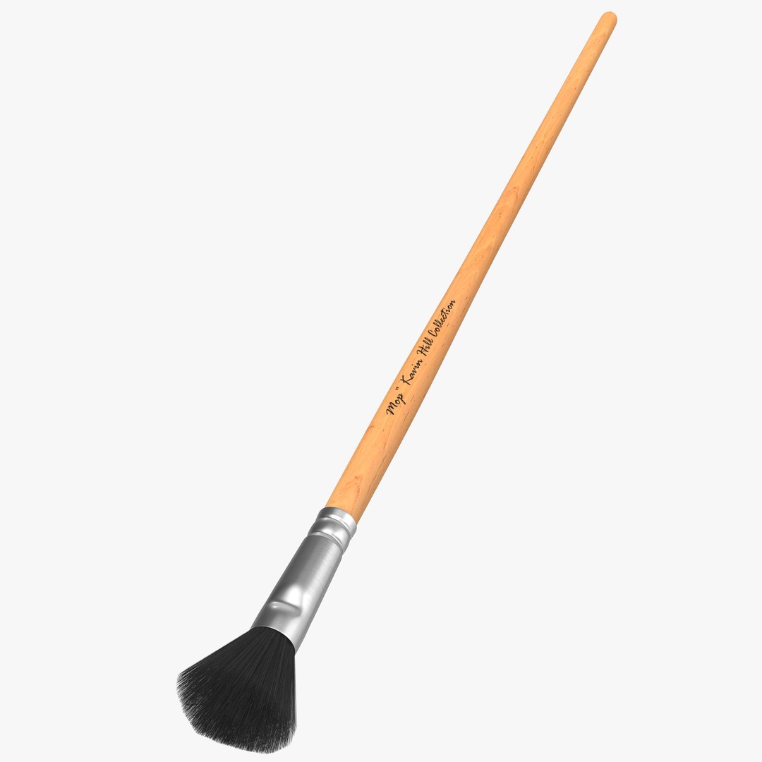 Paint Brush Mop 3D Model 3D model preview