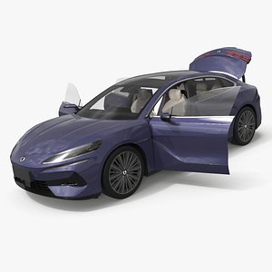Denza Z9 Electric Sedan Rigged for Maya 3D
