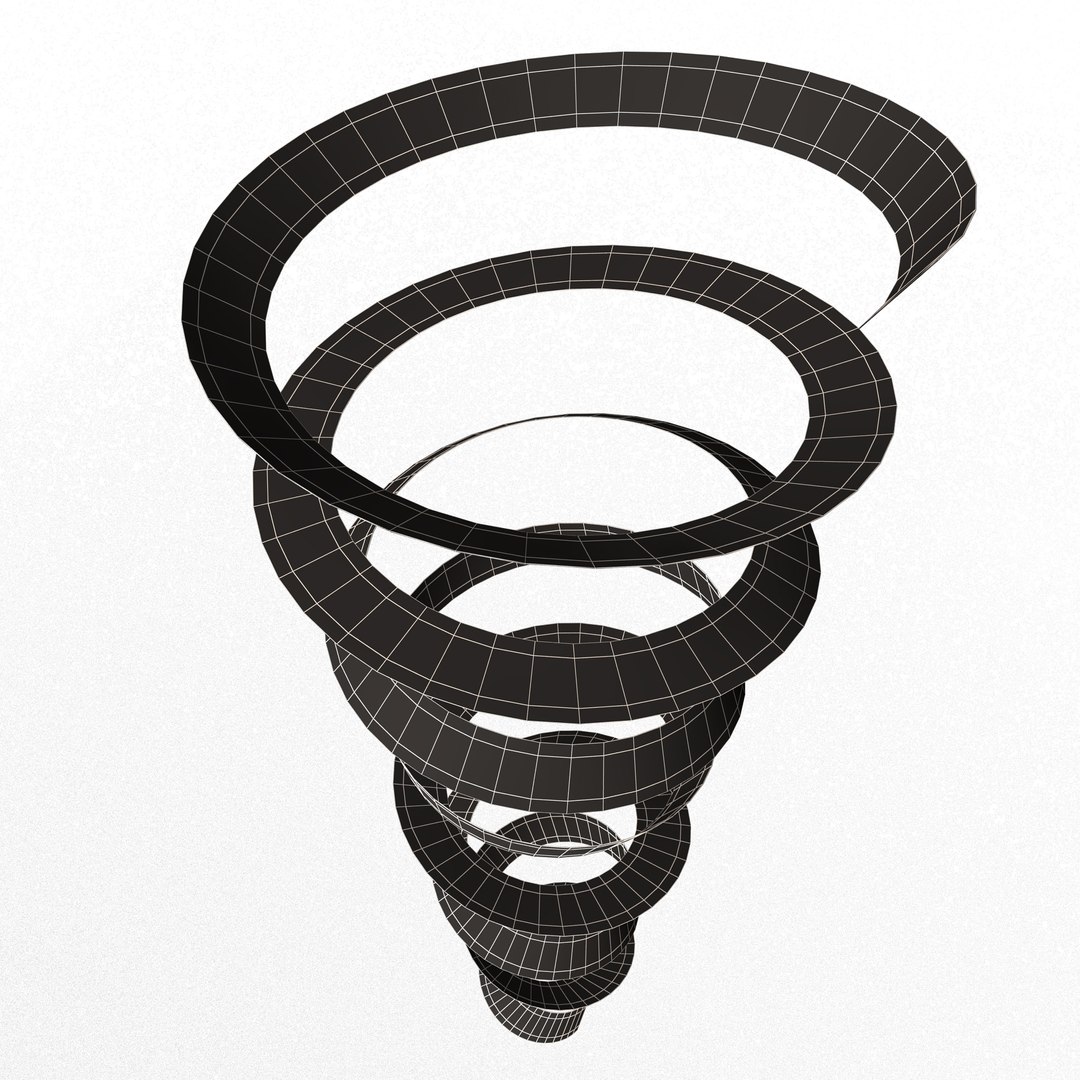 Curly Ribbon 3D - TurboSquid 2001594