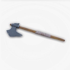 Stylized Axe Low-poly PBR