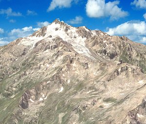 mountain landscape model