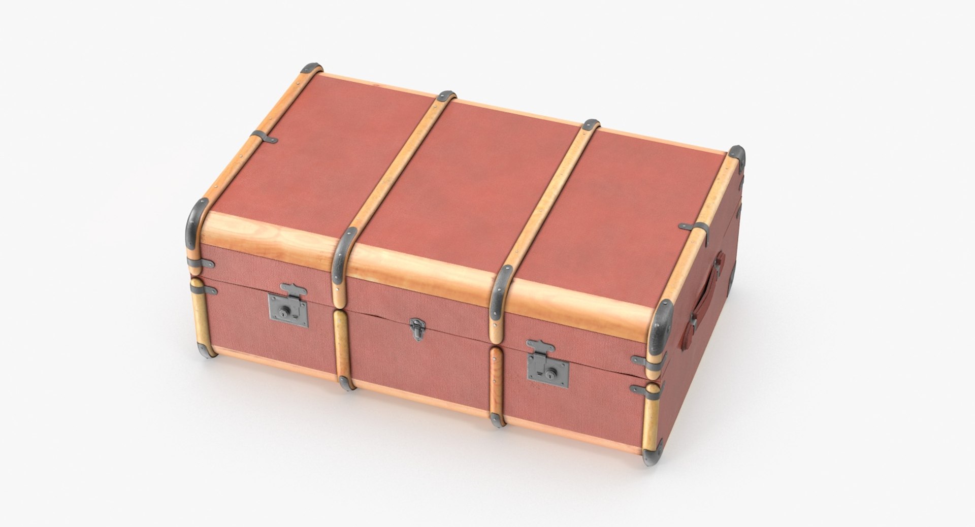 3d Steamer Trunk