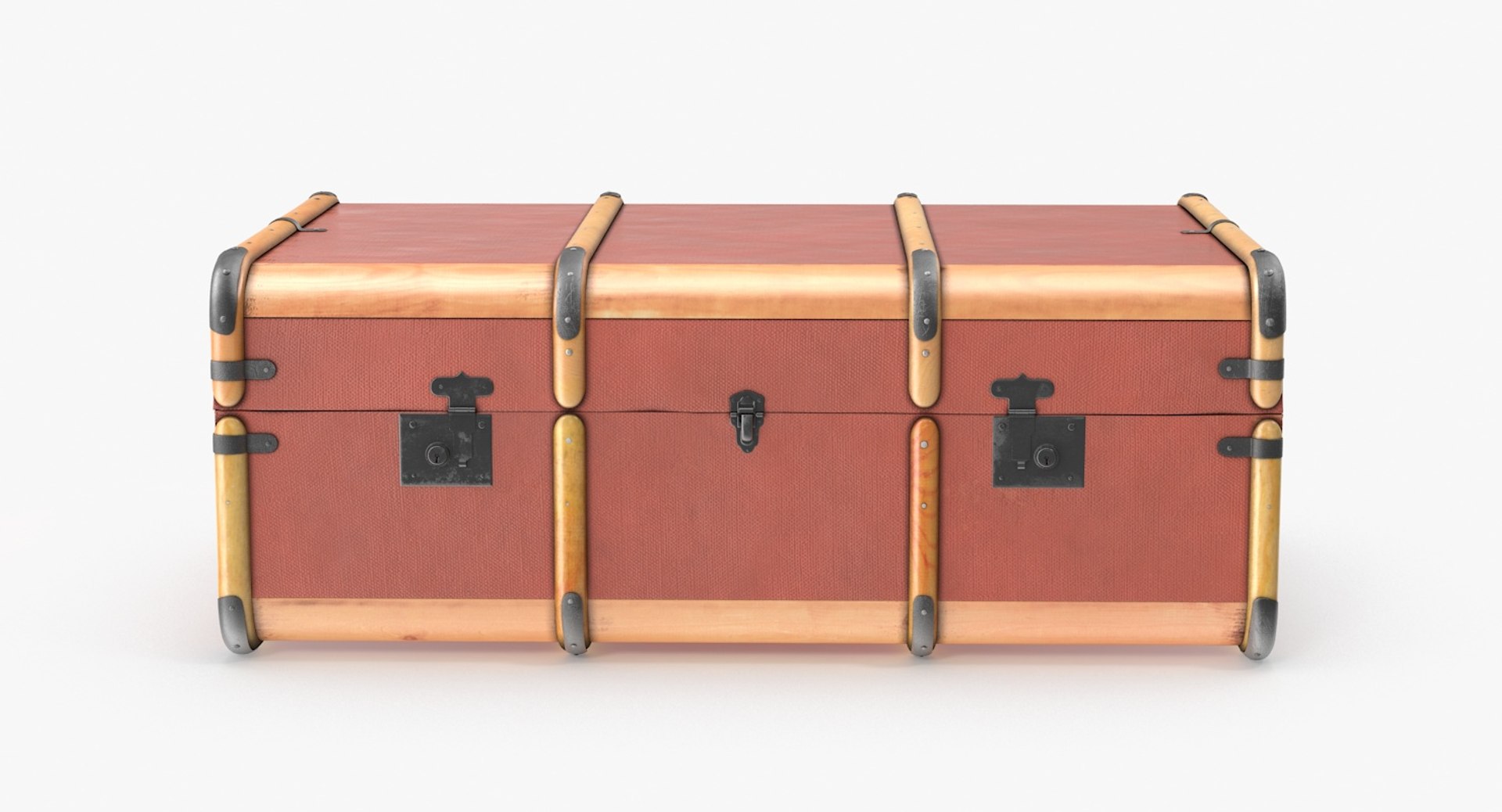 3d Steamer Trunk